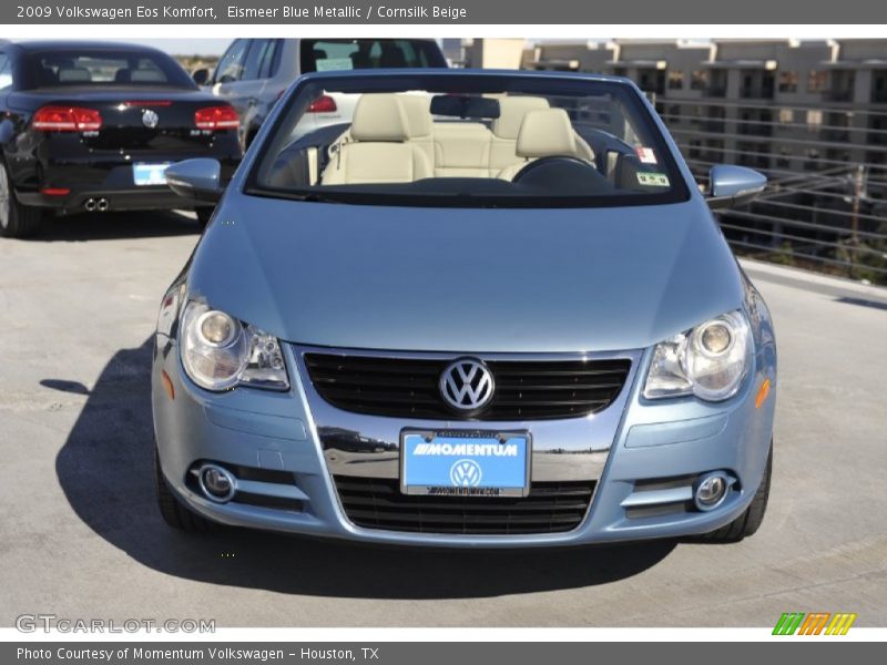 Eismeer Blue Metallic / Cornsilk Beige 2009 Volkswagen Eos Komfort