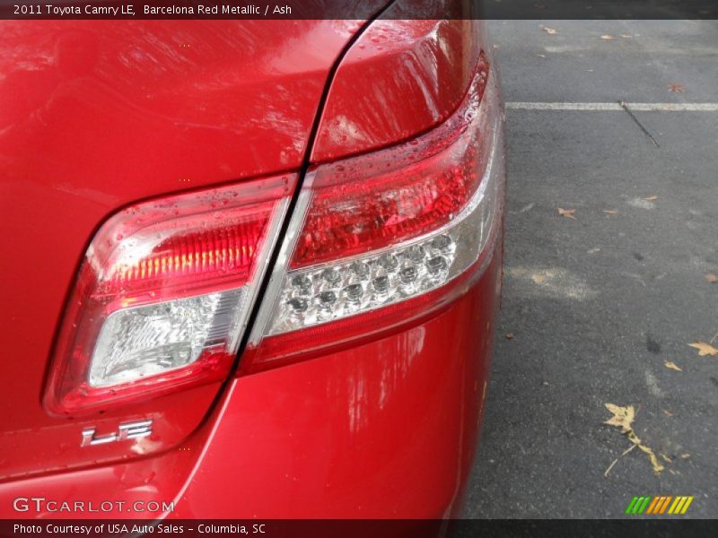 Barcelona Red Metallic / Ash 2011 Toyota Camry LE