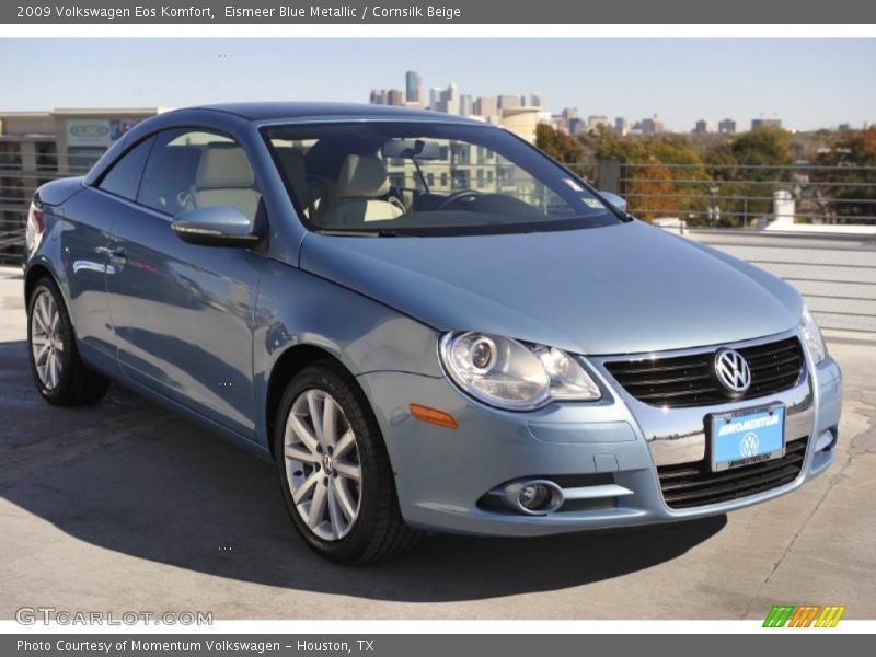 Eismeer Blue Metallic / Cornsilk Beige 2009 Volkswagen Eos Komfort