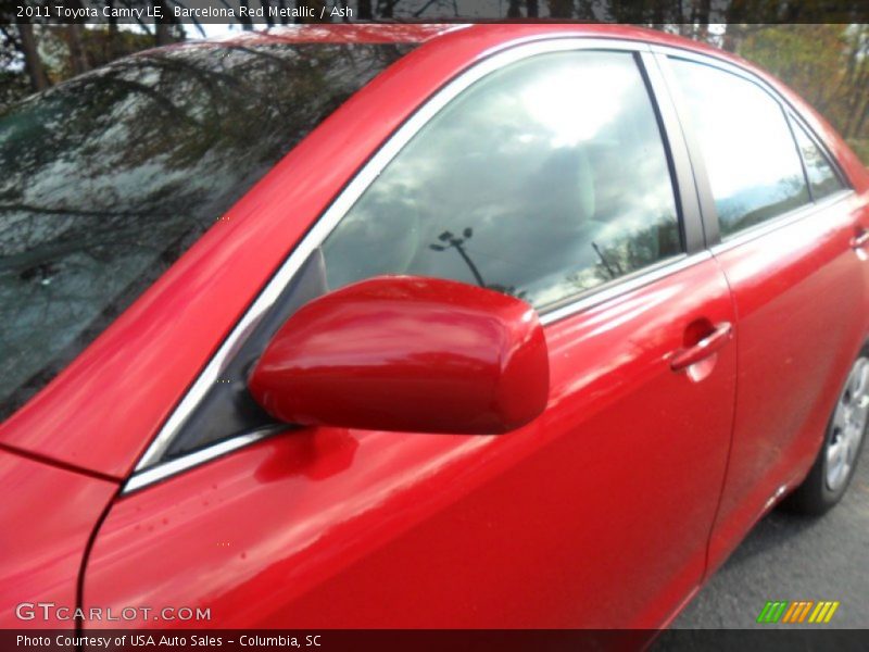 Barcelona Red Metallic / Ash 2011 Toyota Camry LE