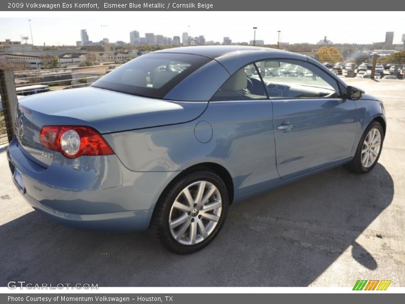 Eismeer Blue Metallic / Cornsilk Beige 2009 Volkswagen Eos Komfort