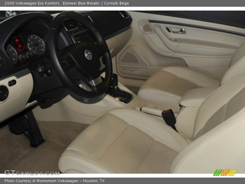 Eismeer Blue Metallic / Cornsilk Beige 2009 Volkswagen Eos Komfort