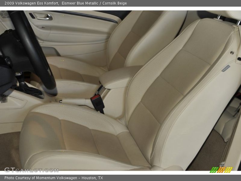 Eismeer Blue Metallic / Cornsilk Beige 2009 Volkswagen Eos Komfort