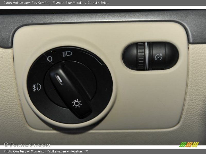 Eismeer Blue Metallic / Cornsilk Beige 2009 Volkswagen Eos Komfort