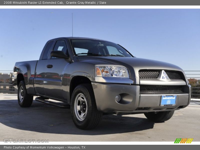 Granite Gray Metallic / Slate 2008 Mitsubishi Raider LS Extended Cab