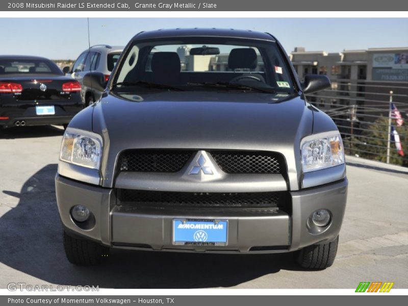 Granite Gray Metallic / Slate 2008 Mitsubishi Raider LS Extended Cab