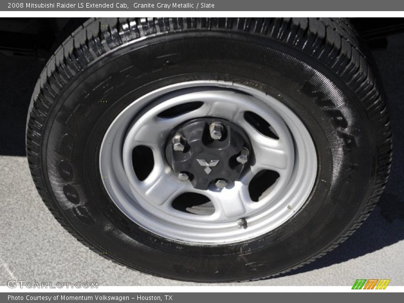 Granite Gray Metallic / Slate 2008 Mitsubishi Raider LS Extended Cab