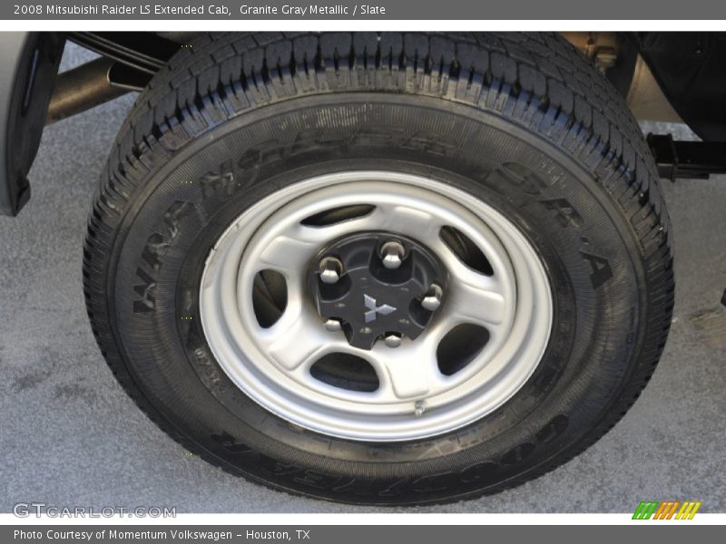Granite Gray Metallic / Slate 2008 Mitsubishi Raider LS Extended Cab