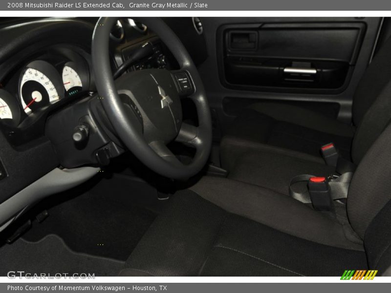 Granite Gray Metallic / Slate 2008 Mitsubishi Raider LS Extended Cab
