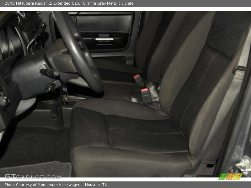 Granite Gray Metallic / Slate 2008 Mitsubishi Raider LS Extended Cab