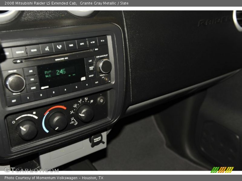 Granite Gray Metallic / Slate 2008 Mitsubishi Raider LS Extended Cab