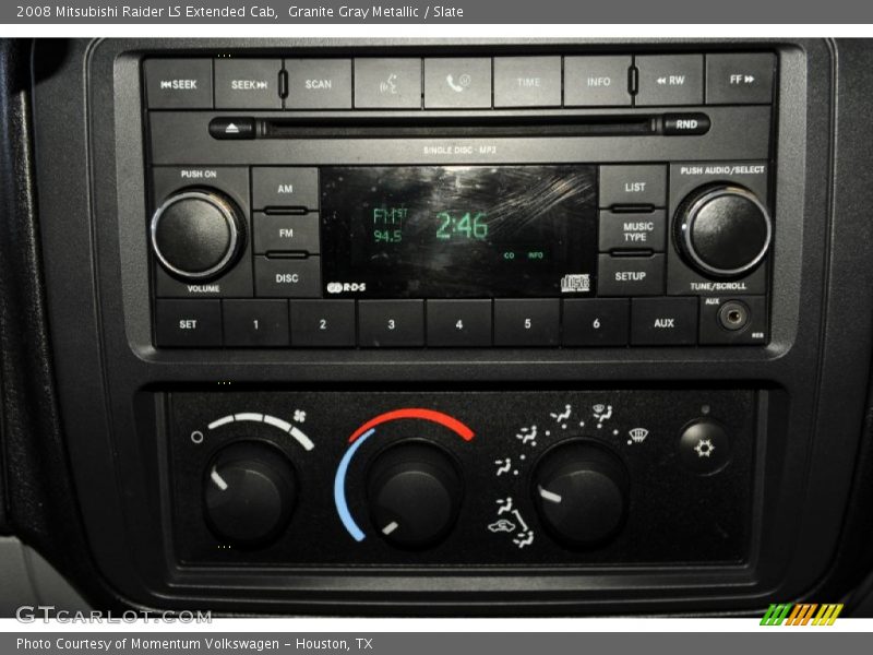 Granite Gray Metallic / Slate 2008 Mitsubishi Raider LS Extended Cab