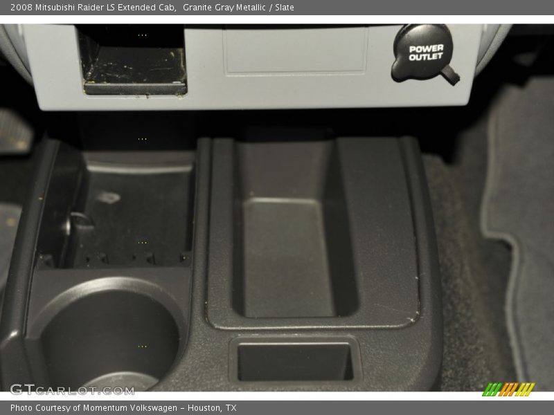 Granite Gray Metallic / Slate 2008 Mitsubishi Raider LS Extended Cab