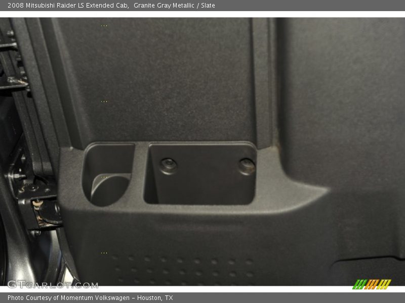 Granite Gray Metallic / Slate 2008 Mitsubishi Raider LS Extended Cab
