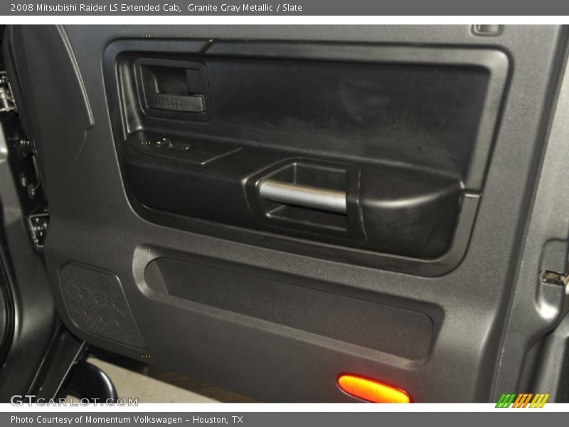 Granite Gray Metallic / Slate 2008 Mitsubishi Raider LS Extended Cab