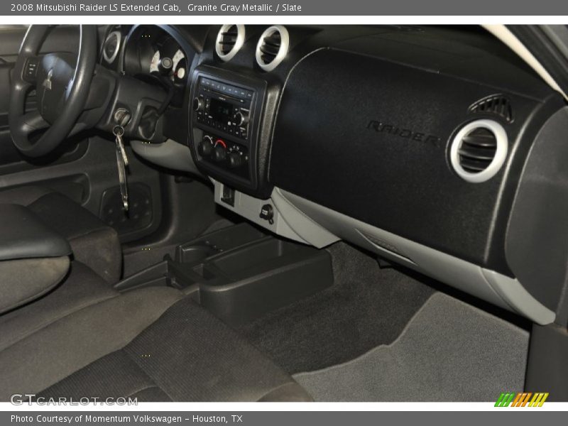 Granite Gray Metallic / Slate 2008 Mitsubishi Raider LS Extended Cab