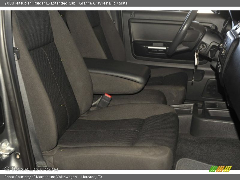 Granite Gray Metallic / Slate 2008 Mitsubishi Raider LS Extended Cab