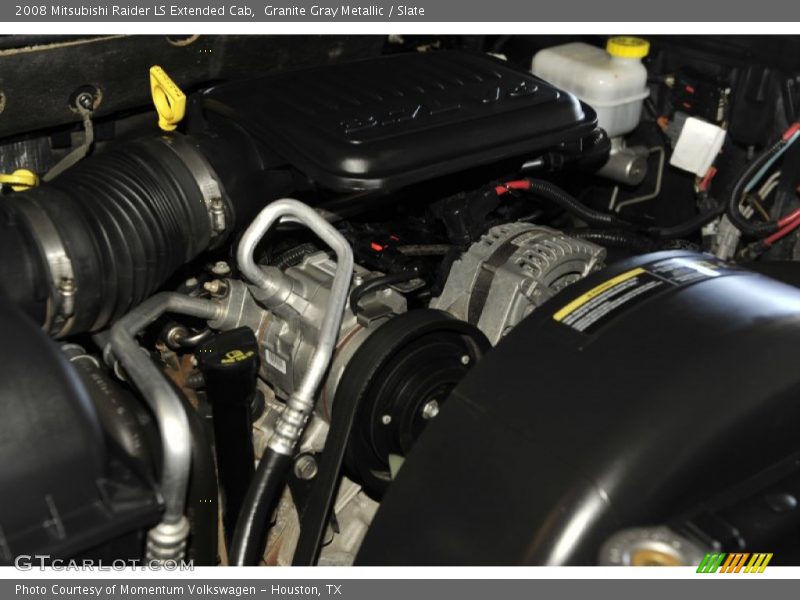 Granite Gray Metallic / Slate 2008 Mitsubishi Raider LS Extended Cab