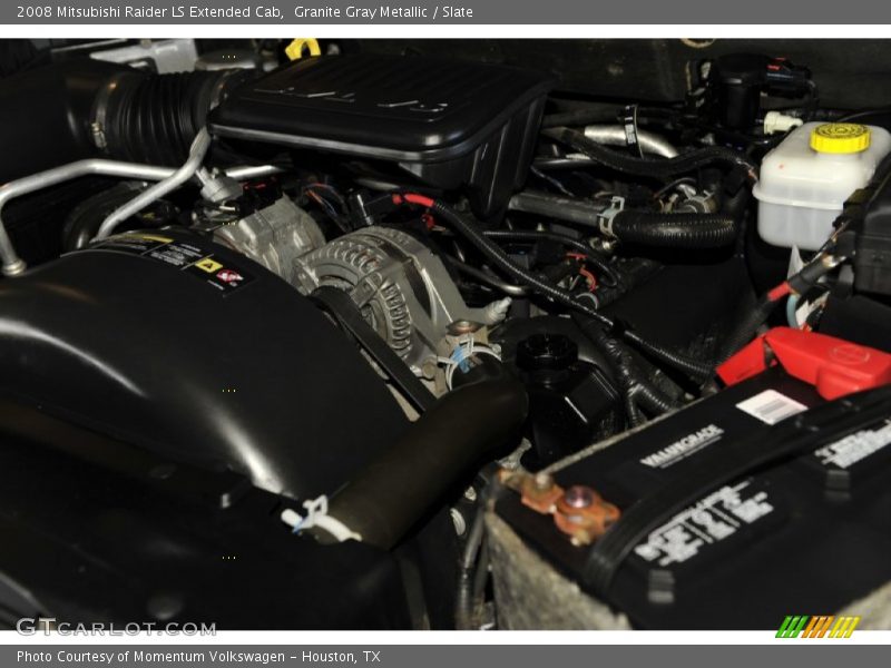 Granite Gray Metallic / Slate 2008 Mitsubishi Raider LS Extended Cab