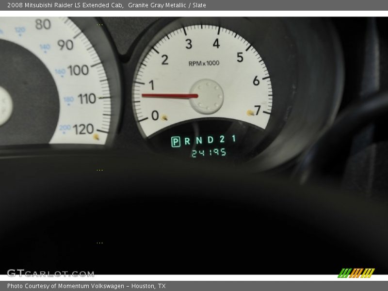 Granite Gray Metallic / Slate 2008 Mitsubishi Raider LS Extended Cab