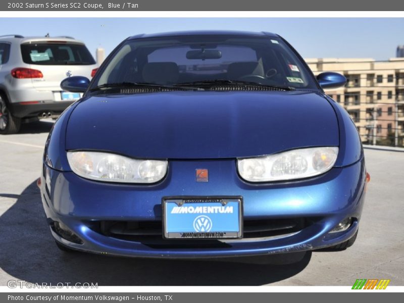 Blue / Tan 2002 Saturn S Series SC2 Coupe