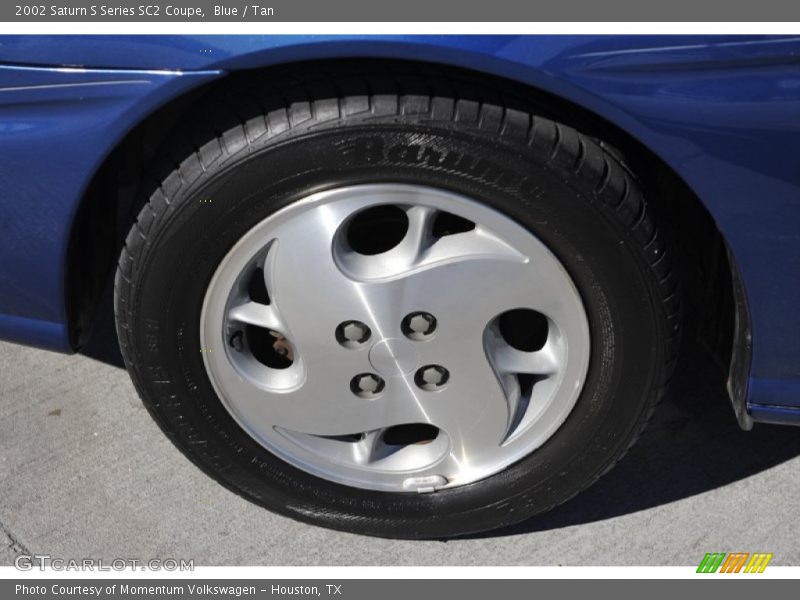 Blue / Tan 2002 Saturn S Series SC2 Coupe