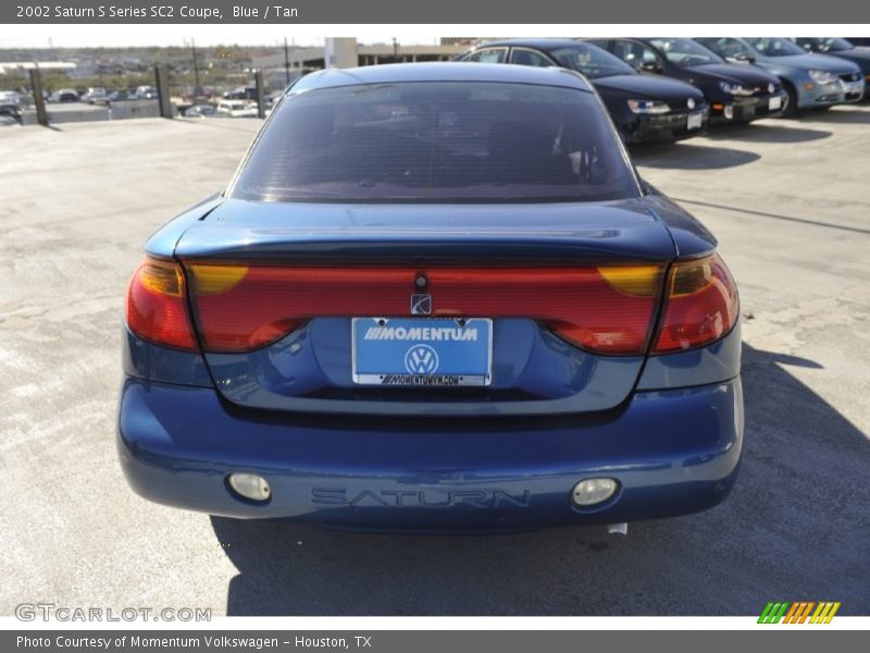 Blue / Tan 2002 Saturn S Series SC2 Coupe