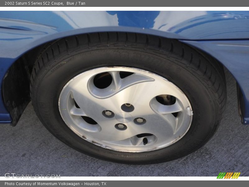 Blue / Tan 2002 Saturn S Series SC2 Coupe