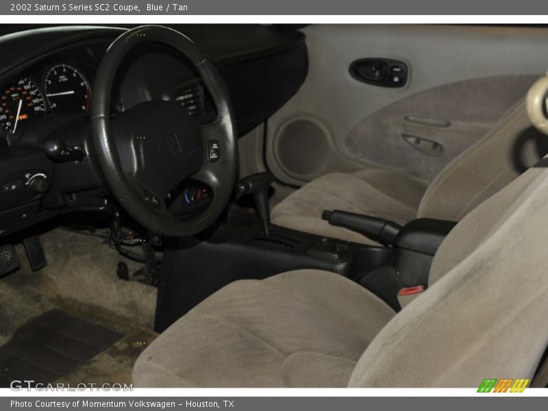 Blue / Tan 2002 Saturn S Series SC2 Coupe