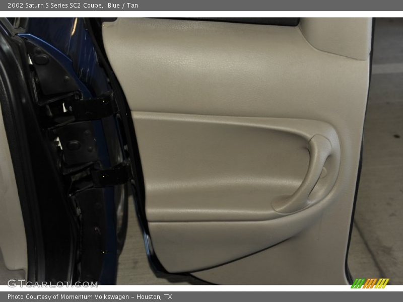 Blue / Tan 2002 Saturn S Series SC2 Coupe