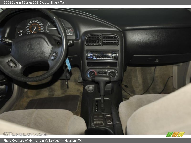 Blue / Tan 2002 Saturn S Series SC2 Coupe