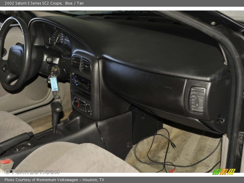 Blue / Tan 2002 Saturn S Series SC2 Coupe