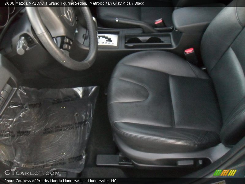  2008 MAZDA3 s Grand Touring Sedan Black Interior