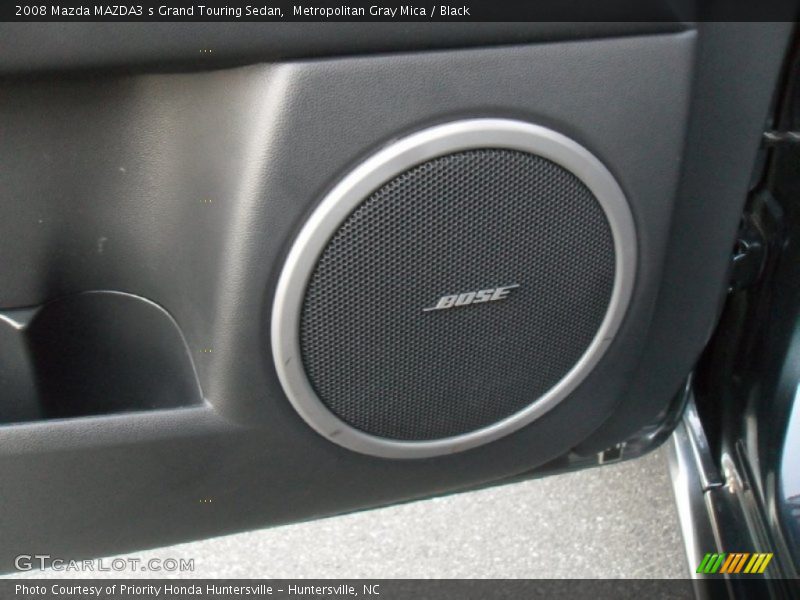 Metropolitan Gray Mica / Black 2008 Mazda MAZDA3 s Grand Touring Sedan