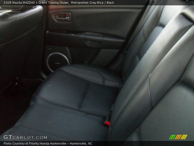 Metropolitan Gray Mica / Black 2008 Mazda MAZDA3 s Grand Touring Sedan