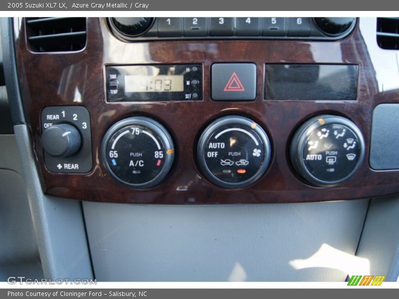 Controls of 2005 XL7 LX