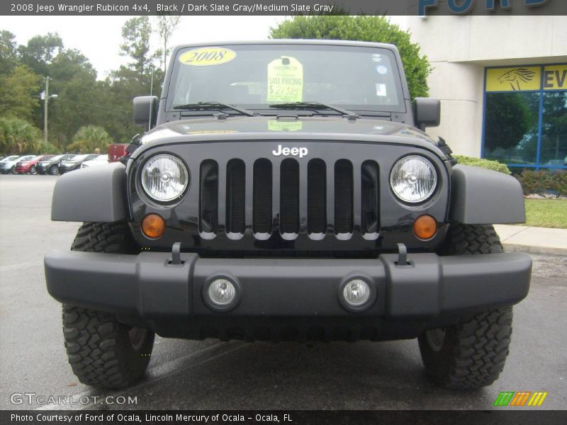Black / Dark Slate Gray/Medium Slate Gray 2008 Jeep Wrangler Rubicon 4x4