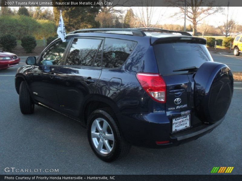 Nautical Blue Metallic / Ash Gray 2007 Toyota RAV4 Limited