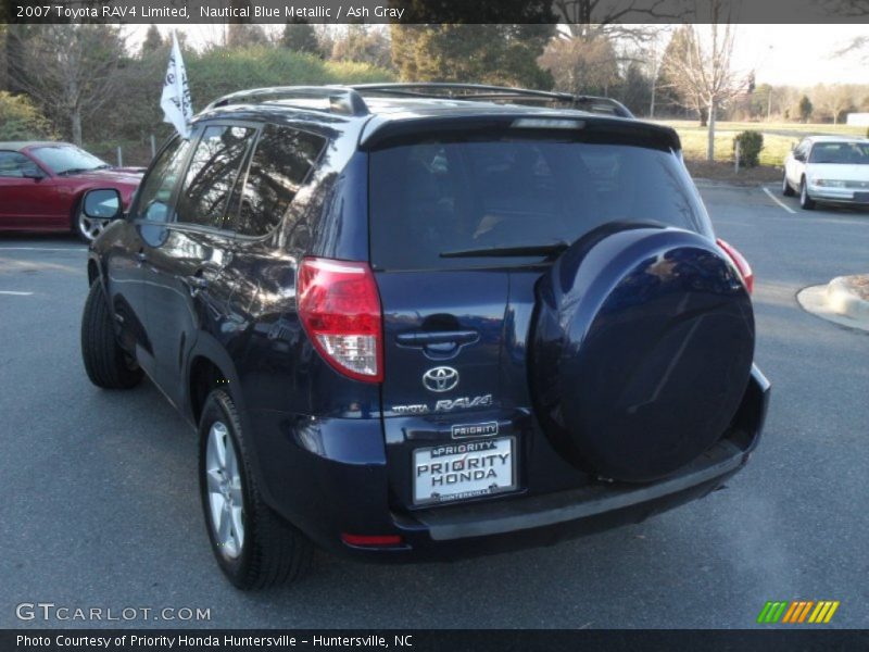 Nautical Blue Metallic / Ash Gray 2007 Toyota RAV4 Limited