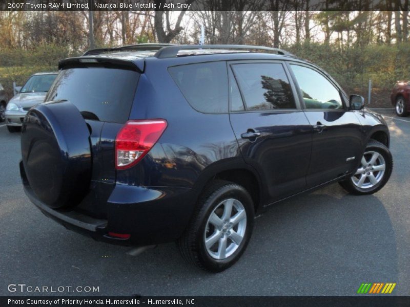 Nautical Blue Metallic / Ash Gray 2007 Toyota RAV4 Limited