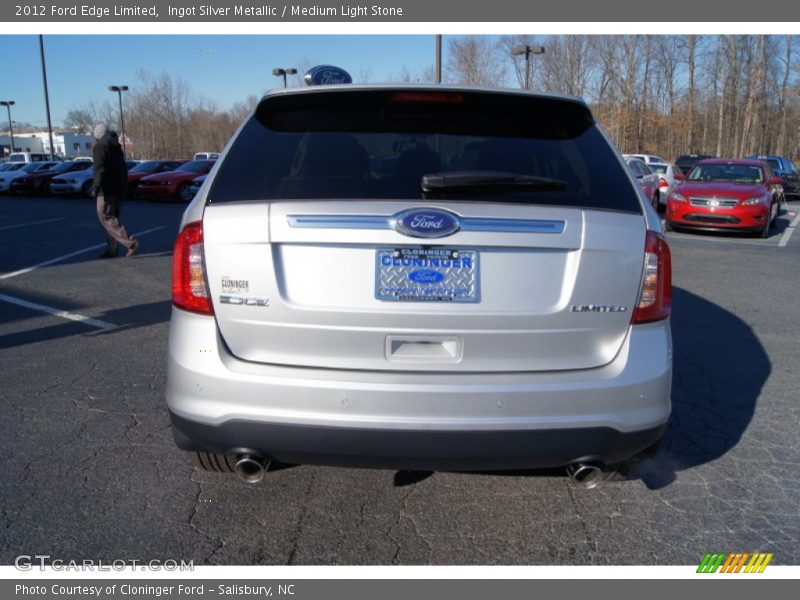 Ingot Silver Metallic / Medium Light Stone 2012 Ford Edge Limited