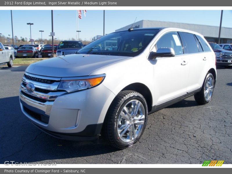 Ingot Silver Metallic / Medium Light Stone 2012 Ford Edge Limited