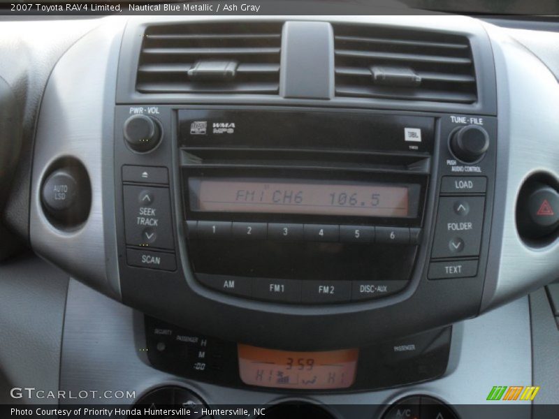 Nautical Blue Metallic / Ash Gray 2007 Toyota RAV4 Limited