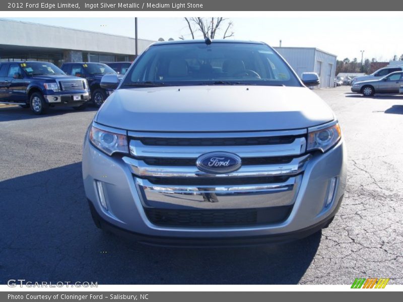 Ingot Silver Metallic / Medium Light Stone 2012 Ford Edge Limited