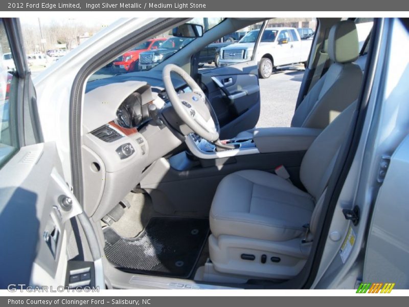 Ingot Silver Metallic / Medium Light Stone 2012 Ford Edge Limited