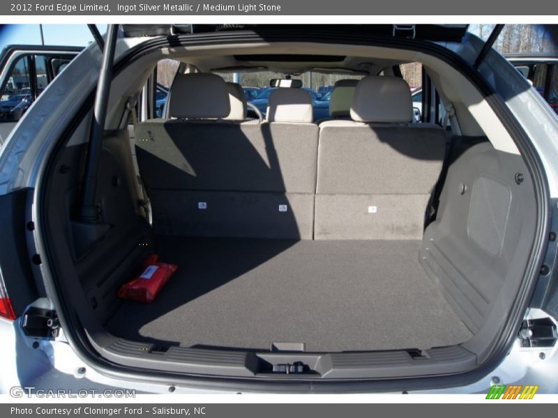 Ingot Silver Metallic / Medium Light Stone 2012 Ford Edge Limited