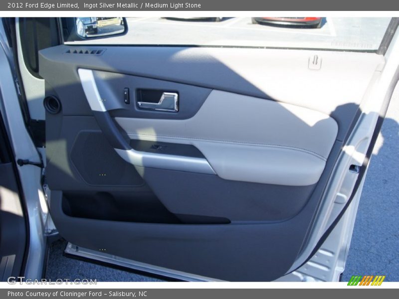 Ingot Silver Metallic / Medium Light Stone 2012 Ford Edge Limited