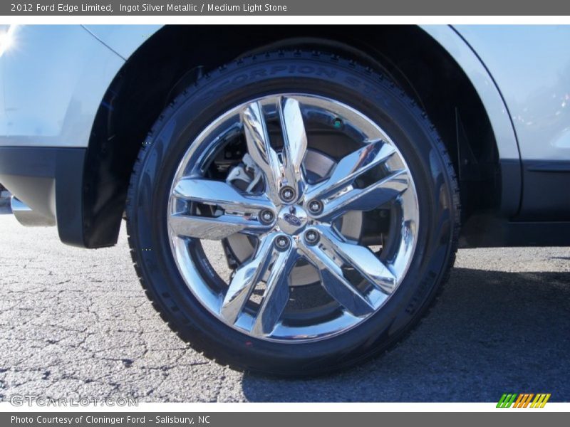 Ingot Silver Metallic / Medium Light Stone 2012 Ford Edge Limited