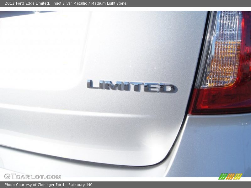 Ingot Silver Metallic / Medium Light Stone 2012 Ford Edge Limited