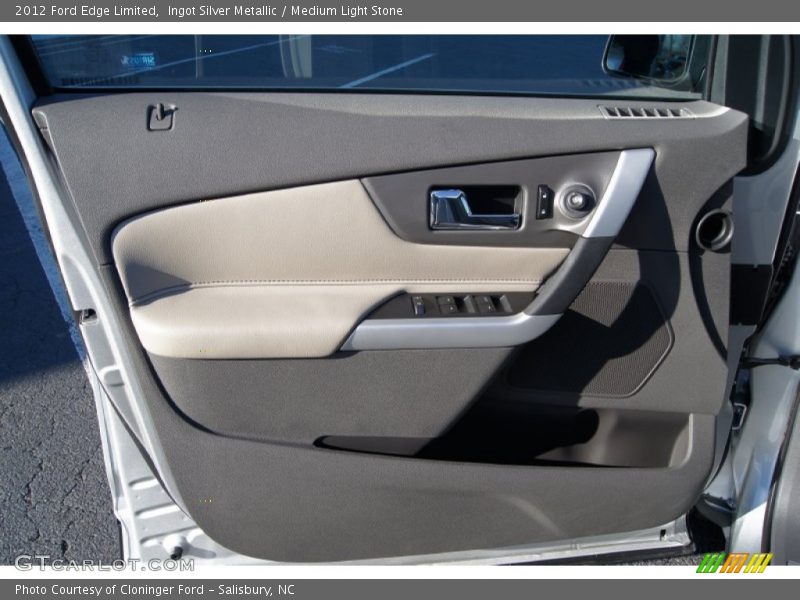 Ingot Silver Metallic / Medium Light Stone 2012 Ford Edge Limited